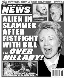 Hannity Is Convinced Former Editor For Defunct Tabloid Weekly World News Worked As "Fixer" For Clinton | Media Matters for America