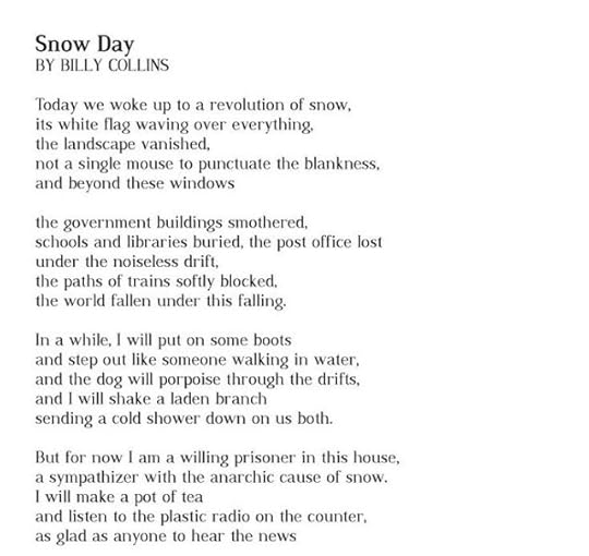 Snow Day by Billy Collins