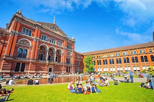 Inner courtyard at the Victoria and Albert Museum in London