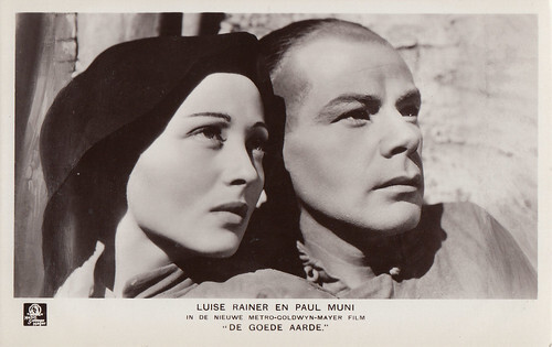 Luise Rainer and Paul Muni in The Good Earth (1937)