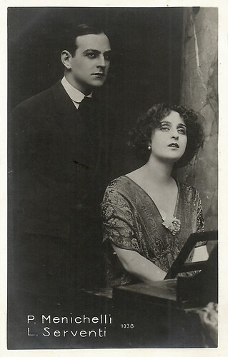 Pina Menichelli and Luigi Serventi in Il romanzo di un giovane povero