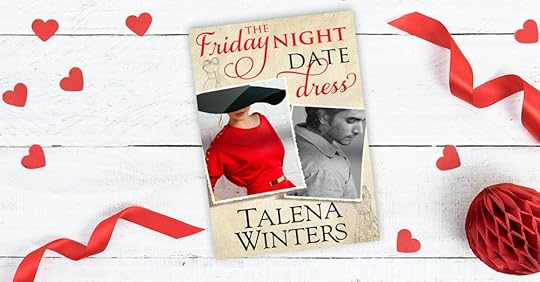 Book with two Polaroids on the cover showing a Caucasian woman in a red dress and a handsom Indian man sitting on a white plank surface with Valentine's streamers.