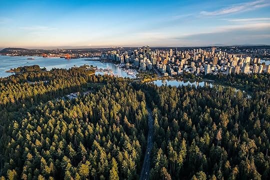 Aerial photo of Vancouver including Stanley Park