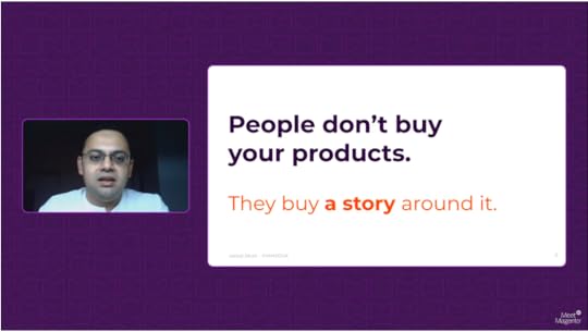 A quote by Vatsal Shah on product stories.