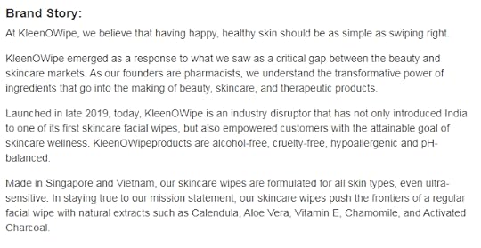 Add brand story in your product descriptions.