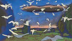 La jeune fille et les nuages