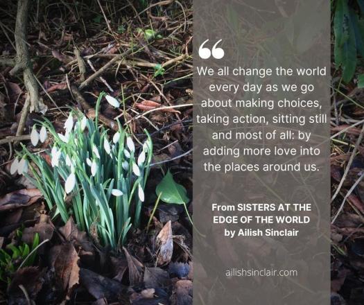 The part of SISTERS AT THE EDGE OF THE WORLD that has been most highlighted by kindle readers.
