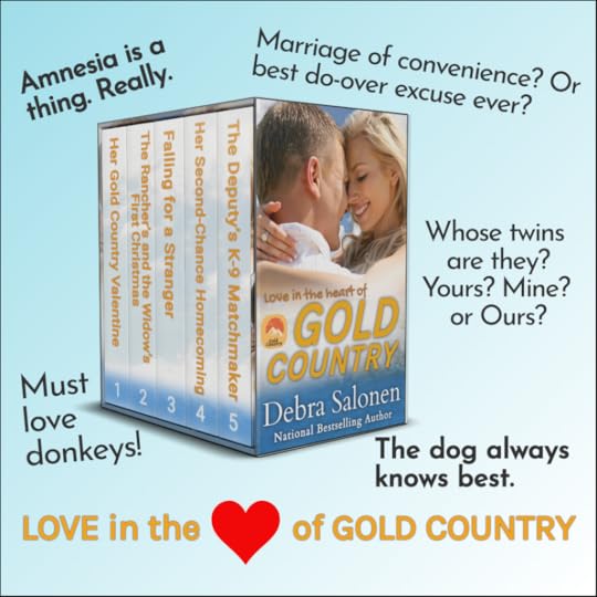 Deb's 5-book series set in Gold Country.