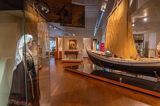 Exhibition inside of the national museum of Iceland in Reykjavik