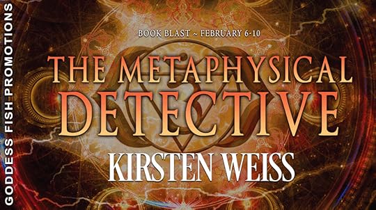 Goddess Fish book tour banner for The Metaphysical Detective