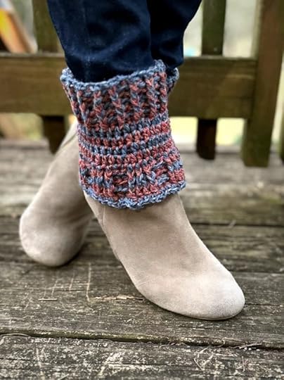 Frill Crochet Boot Toppers by Vickie Howell for YarnYAY!
