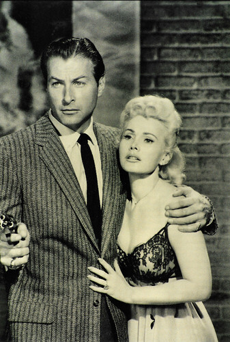 Lex Barker and Zsa Zsa Gabor in The Girl in the Kremlin (1957)