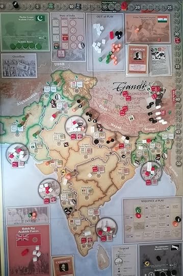 Gandhi board at the end of the first Campaign
