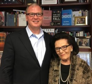 Frances Hesselbein and Michael Lee Stallard