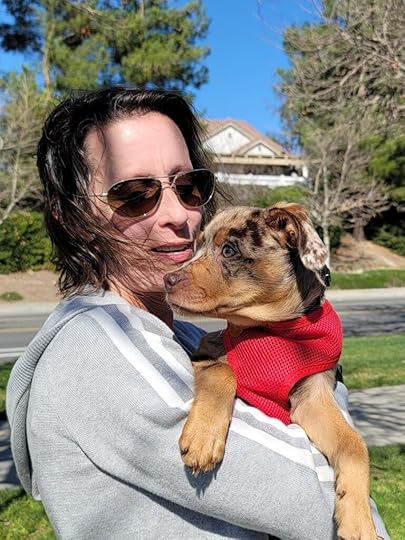 Sunny at our first meeting.