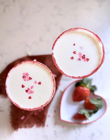 white chocolate martini mocktail valentine's day