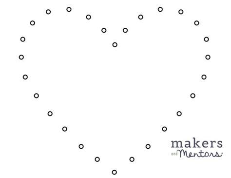 Tying the string · step 3: heart string art template pattern crafting design etsy