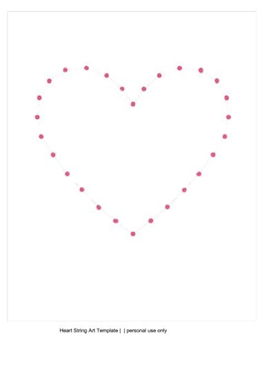 Simply print this free heart string art template and you can turn. big heart string art template printable pdf download