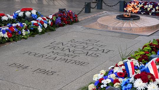 Tomb of the Unknown Soldier at the Arc de Triomphe in Paris