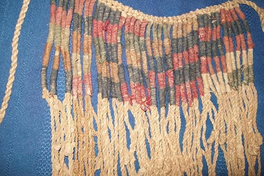 a close-up picture of a Quipu