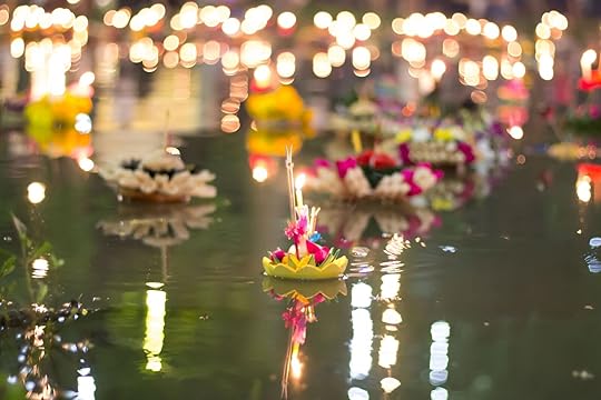 Loy Krathong boat - festivals in thailand