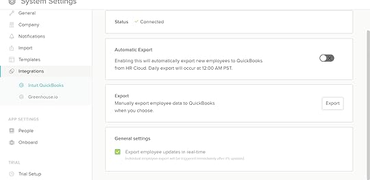 QuickBooks Online Integration