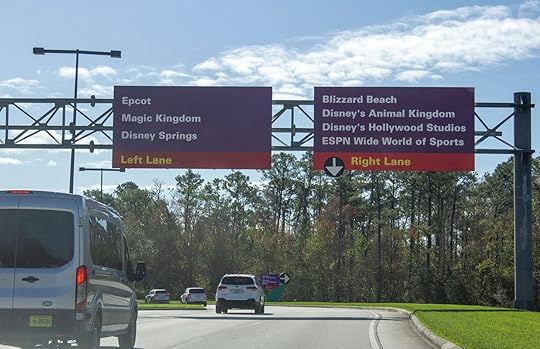 resorts on international drive orlando - sign for disney