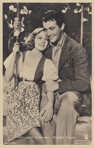 Margaret Sullavan and Robert Taylor in Three Comrades (1938).