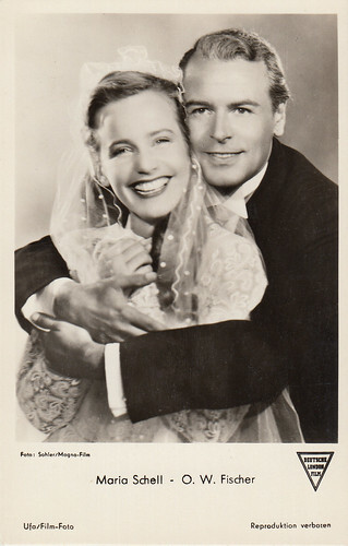 Maria Schell and O.W. Fischer in Tagebuch einer Verliebten (1953)