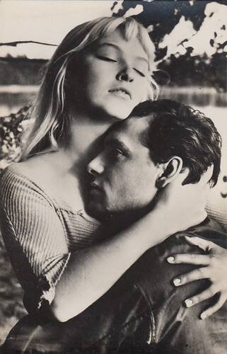 Marina Vlady and Maurice Ronet in La sorcière / Häxan (1956)