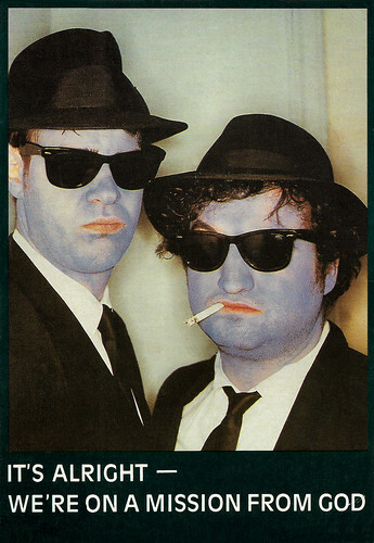 Dan Ayckroyd and John Belushi in The Blues Brothers (1980)