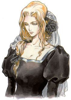 This contains an image of: Lisa Art - Castlevania: Symphony of the Night Art Gallery