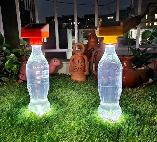 DIY Solar Bottle Lamp