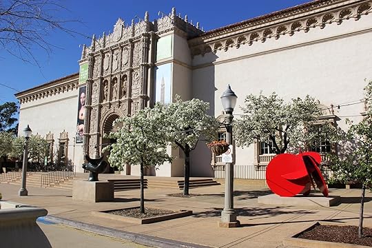 facade of the san diego museum of art