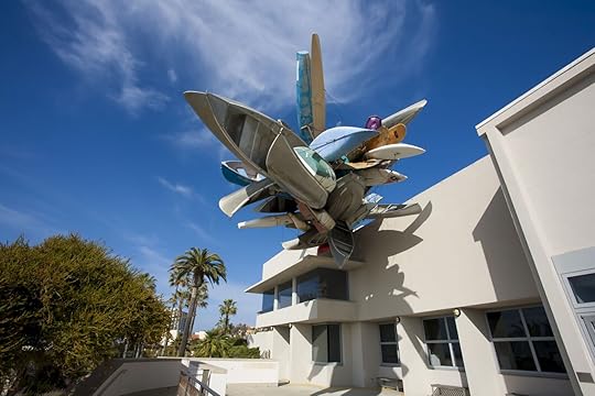 boat exhibit outside the MOMA SD