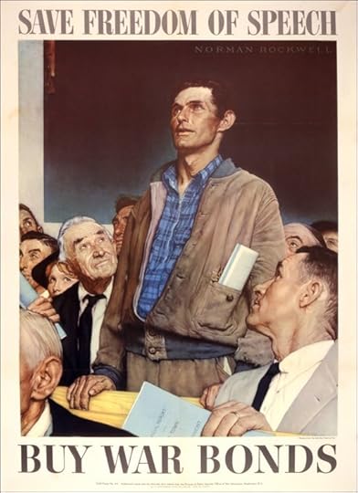 US poster featuring Norman Rockwell’s “Freedom from Want,” 1943