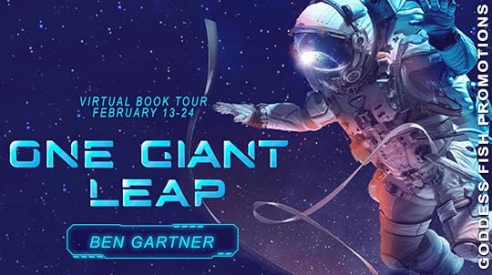 Goddess Fish book tour banner for One Giant Leap