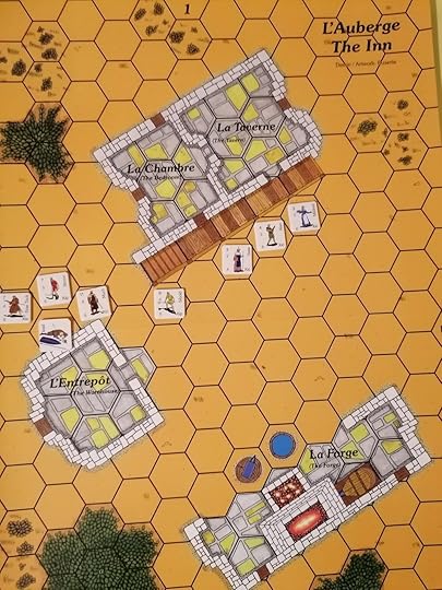Final status at the end of the first scenario of Sherwood