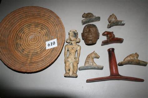 610: 8 Early Cast Adena Pipes : Lot 610