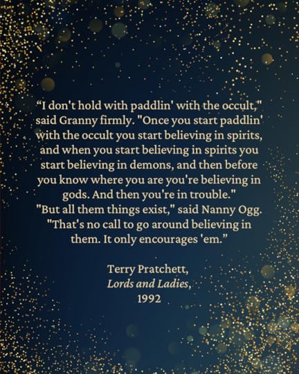 “I don't hold with paddlin' with the occult,