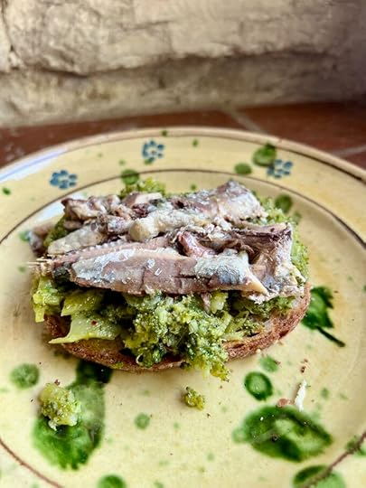 Bruschetta Sardines Broccoli
