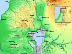 Map of northern Israel