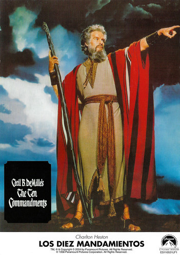 Charlton Heston in The Ten Commandments (1956)