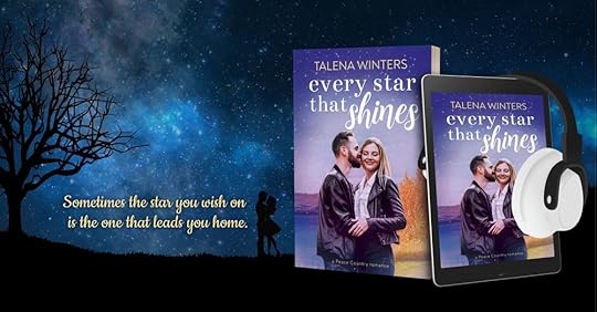 Promo banner for Every Star that Shines with audiobook on tablet