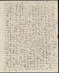 cross written letter