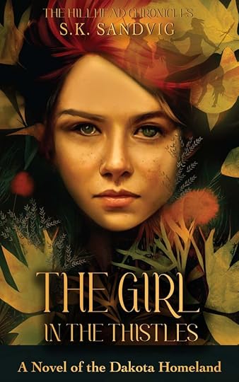 Cover image for the novel The Girls in the Thistles