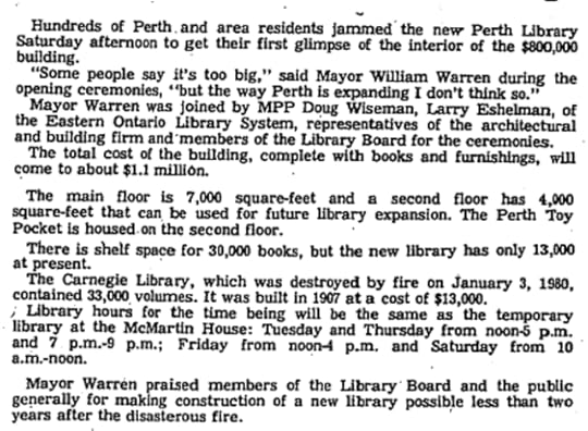 Perth library official opening part 2