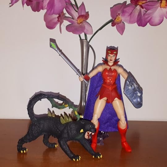 Massterverse Catra and Schleich Eldrador shadow panther