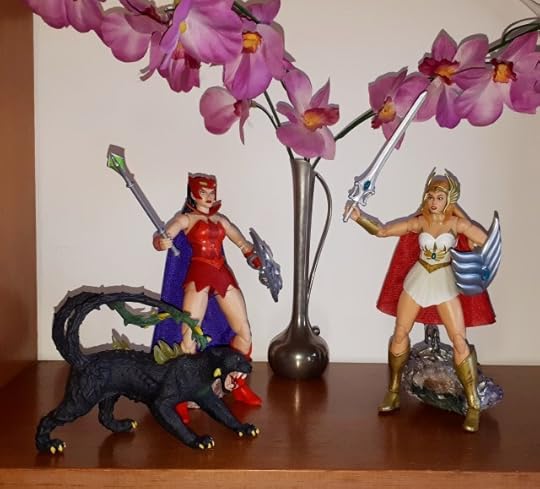 Catra and She-Ra confront each other.