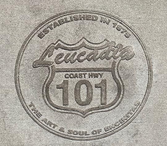 Leucadia/Pacific Coast Hwy 101 Sidewalk Logo